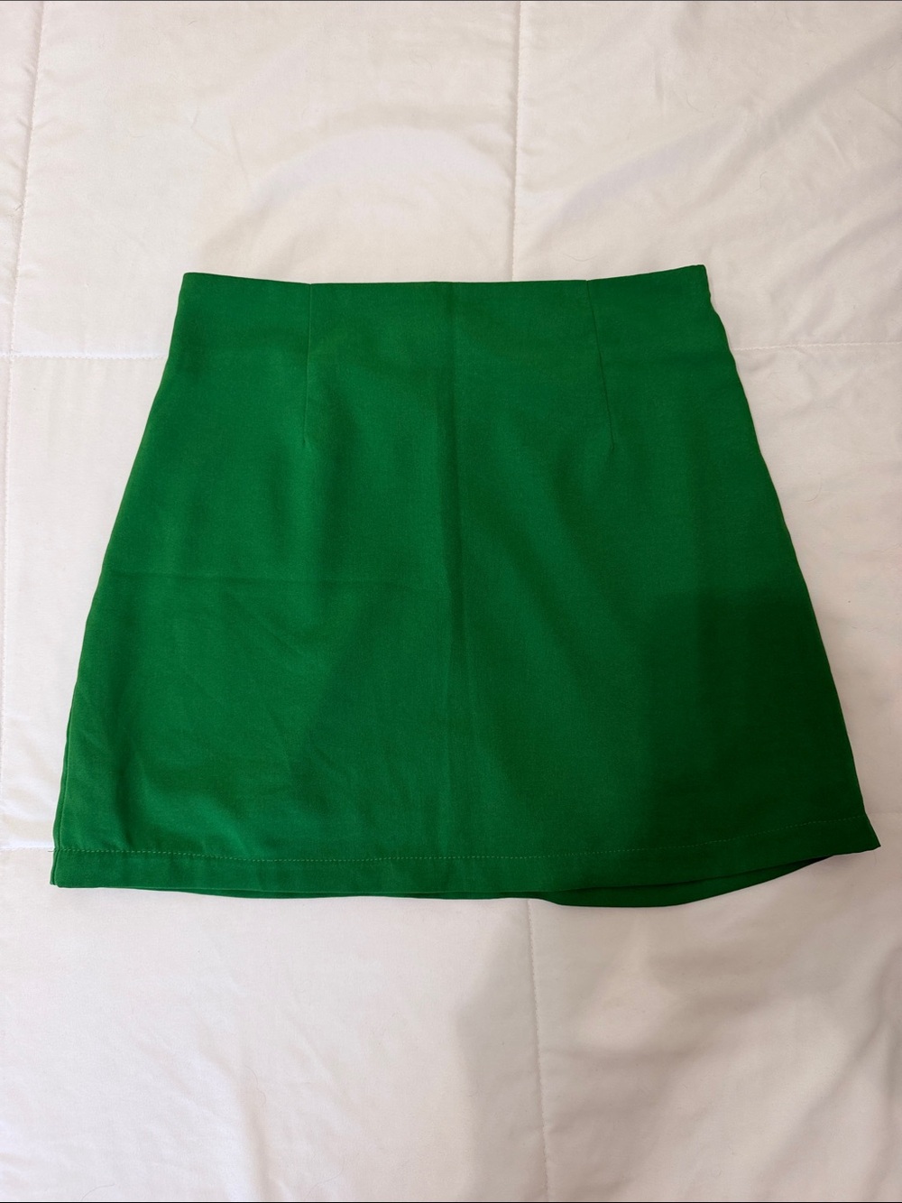 Princess Polly Green A-Line Mini Skirt